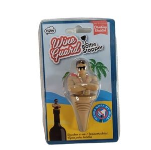NPW Drinking Buddies Wine Guard Bottle Stopper Lifeguard Bottle Stopper - New